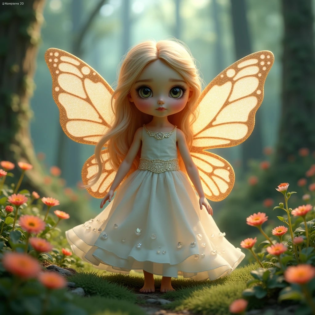 WhatsApp DP angel cute doll images for a dreamy profile look.