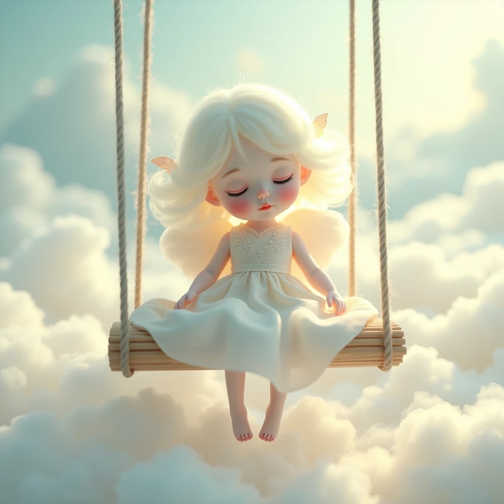 Angel cute doll images for WhatsApp DP with colorful designs.